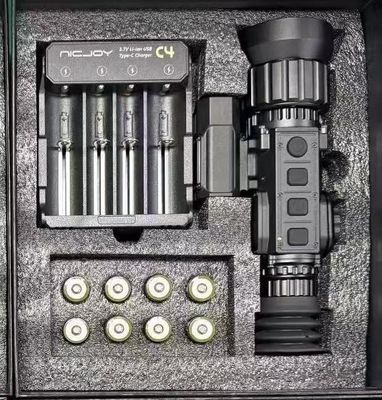 FW-ZN Monocular hình ảnh nhiệt nhạy cao với loại cảm biến Microbolometer không làm mát và phạm vi phát hiện 1000m