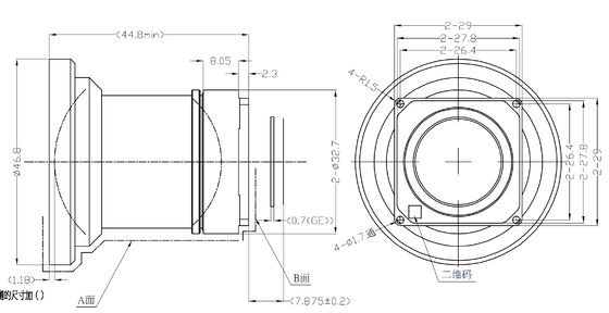 Ống kính zoom cơ giới FWD-10 10mm F1.2 1280×1024@12μm LWIR với bước sóng 8-12 μm để chụp ảnh nhiệt